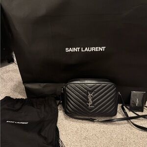 Saint Laurent (YSL) Camera Bag in Quilted Leather
